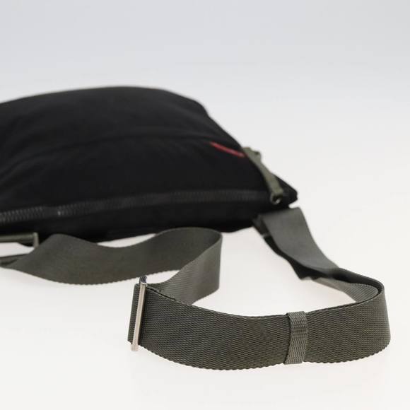 PRADA Sports Shoulder Bag Nylon Black Auth bs15825 - Picture 7 of 16
